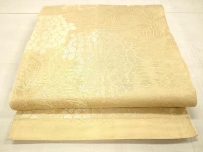 平和屋着物＊夏物 西陣 倭織物謹製 六通柄 本袋帯 紫陽花 アジサイ 金銀糸 証紙付き 正絹 逸品 DAAW1936cm