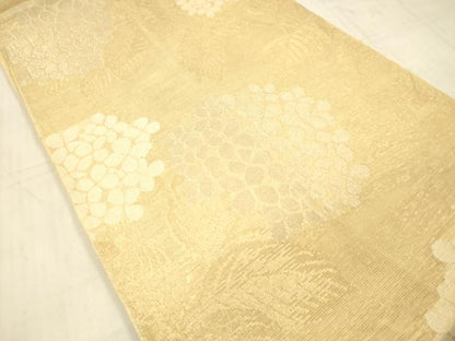 平和屋着物＊夏物 西陣 倭織物謹製 六通柄 本袋帯 紫陽花 アジサイ 金銀糸 証紙付き 正絹 逸品 DAAW1936cm