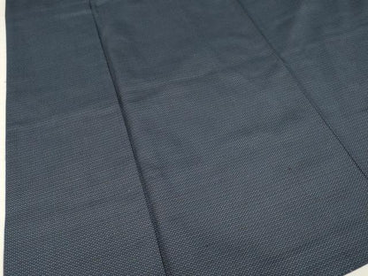 平和屋着物●男性 紬 アンサンブル 長羽織 亀甲柄 正絹 逸品 未使用 DAAW2604ma