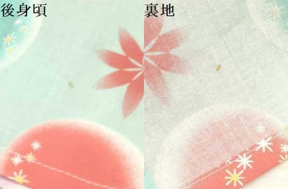 平和屋着物∴夏物 浴衣 子供 女の子 3歳 金魚 風鈴 綿 DAAW2776ma