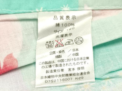 平和屋着物∴夏物 浴衣 子供 女の子 3歳 金魚 風鈴 綿 DAAW2776ma