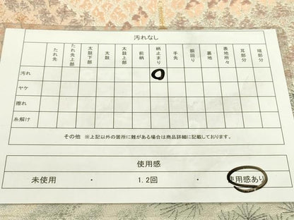 平和屋着物◎六通柄袋帯 風景文 金銀糸 正絹 逸品 DAAW3633fe