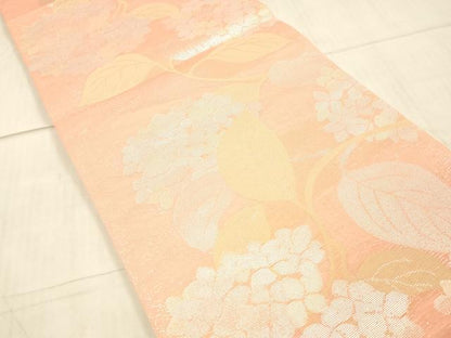 平和屋着物＊夏物 六通柄 本袋帯 紫陽花 銀糸 正絹 逸品 DAAW4089cm