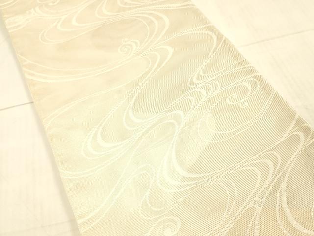 平和屋着物＊夏物　六通柄袋帯　流水文　金銀糸　正絹　逸品　DAAW4143cm