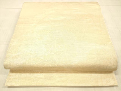 平和屋着物＊夏物 六通柄 本袋帯 草花文 金糸 正絹 逸品 DAAW4159cm
