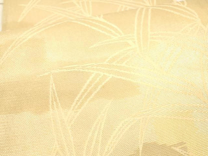 平和屋着物＊夏物　六通柄袋帯　草葉文　金銀糸　正絹　逸品　DAAW4177cm