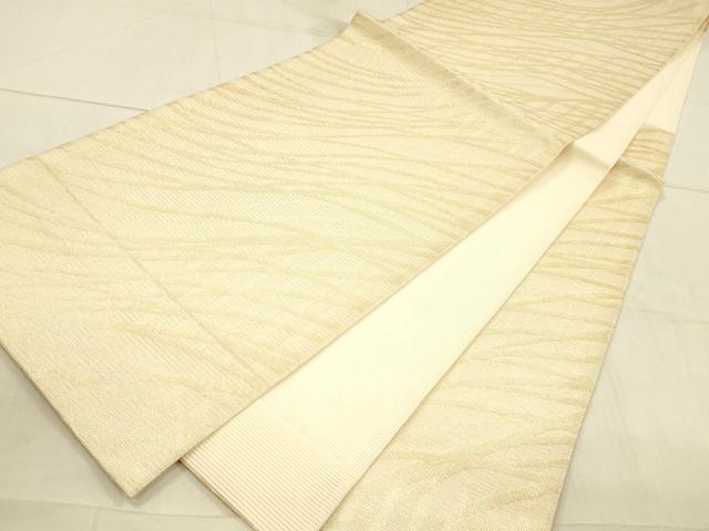 平和屋着物＊夏物 六通柄袋帯 流水文 金糸 正絹 逸品 DAAW4196cm