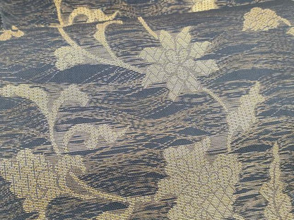 平和屋着物＊夏物 織物一筋名門 織悦 全通柄 本袋帯 花唐草文 金糸 証紙付き 正絹 逸品 DAAW4197cm