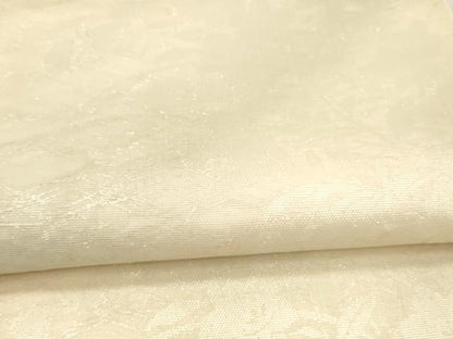 平和屋着物＊夏物 六通柄袋帯 草花文 銀糸 正絹 逸品 DAAW4206cm