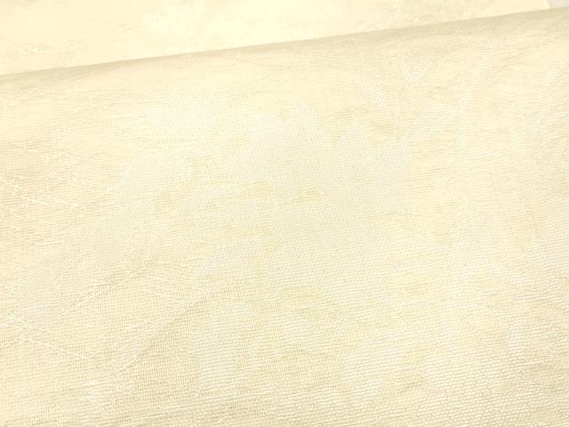 平和屋着物＊夏物 六通柄袋帯 草花文 銀糸 正絹 逸品 DAAW4206cm
