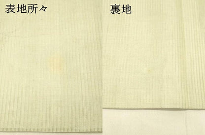 平和屋着物＊夏物 アンティーク 大正ロマン 丸帯 燕 立波文 銀糸 正絹 逸品 DAAW4208cm