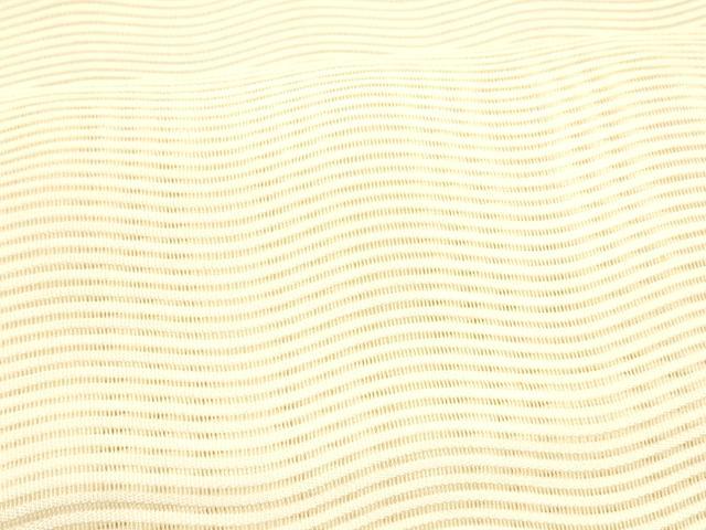 平和屋着物＊夏物 絽綴れ 八寸名古屋帯 よろけ縞 薄卵色 正絹 逸品 DAAW4210cm