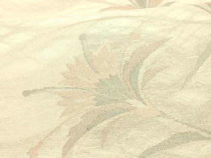 平和屋着物＊夏物 六通柄袋帯 草花文 金糸 正絹 逸品 DAAW4214cm