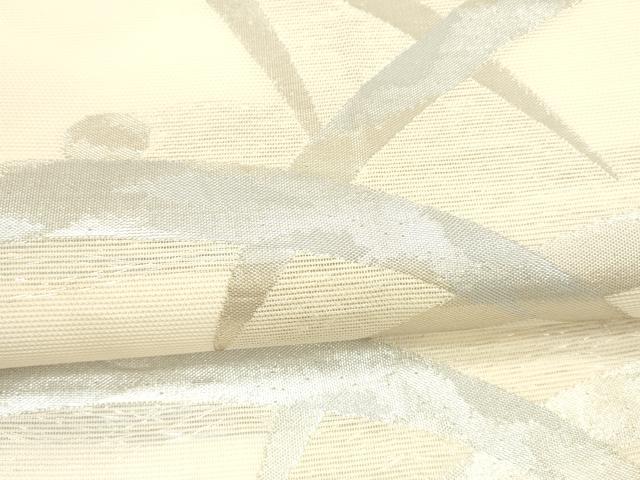平和屋着物＊夏物 六通柄 京袋帯 露芝文 銀糸 正絹 逸品 DAAW4222cm