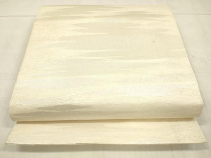 平和屋着物＊夏物 全通柄袋帯 抽象文様 銀糸 正絹 逸品 DAAW4227cm