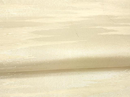 平和屋着物＊夏物 全通柄袋帯 抽象文様 銀糸 正絹 逸品 DAAW4227cm