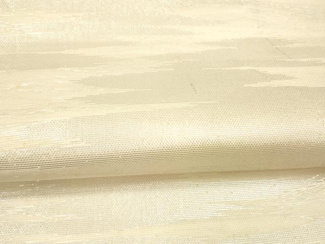 平和屋着物＊夏物 全通柄袋帯 抽象文様 銀糸 正絹 逸品 DAAW4227cm