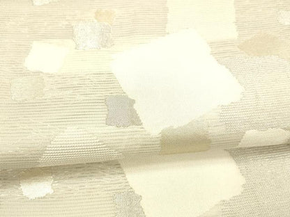 平和屋着物＊夏物 六通柄袋帯 箔散らし文 金銀糸 正絹 逸品 DAAW4233cm
