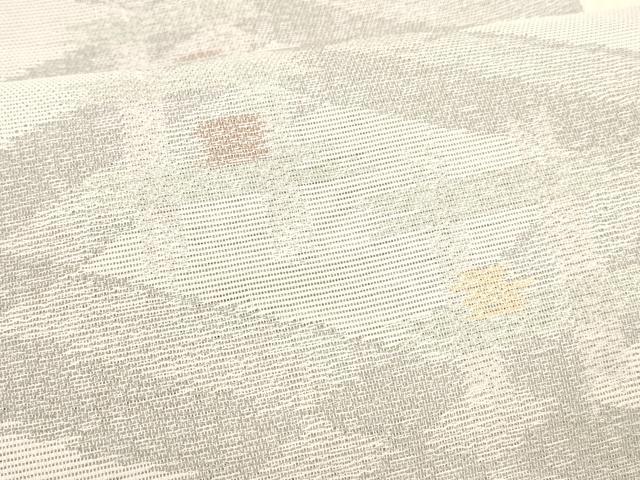 平和屋着物＊夏物　八寸名古屋帯　絣文　DAAW4234cm