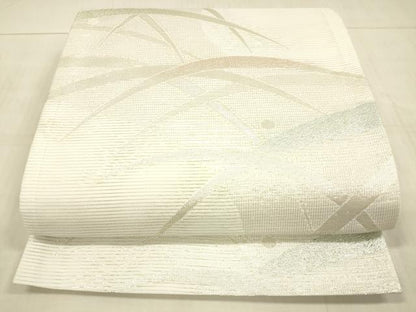 平和屋着物＊夏物 六通柄 京袋帯 露芝文 銀糸 DAAW4237cm