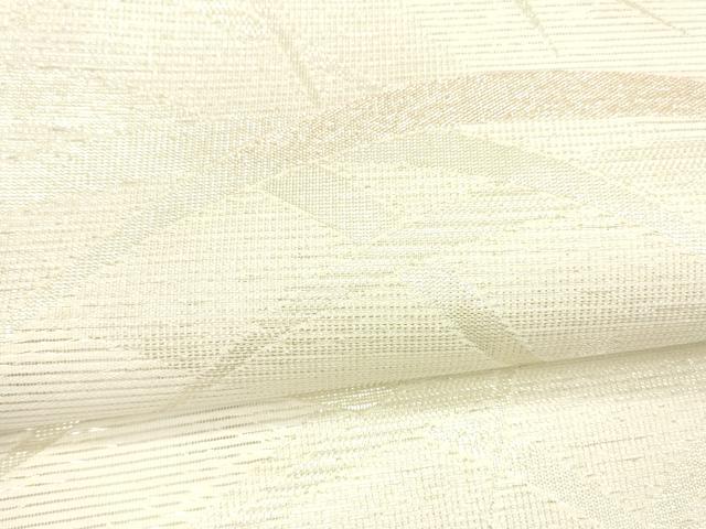 平和屋着物＊夏物 六通柄 京袋帯 露芝文 銀糸 DAAW4237cm