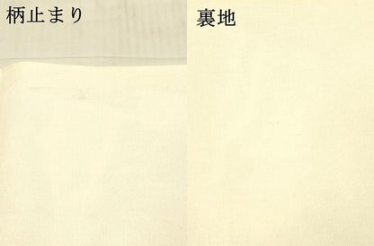平和屋着物＊夏物 六通柄袋帯 草花文 銀糸 正絹 逸品 DAAW4238cm