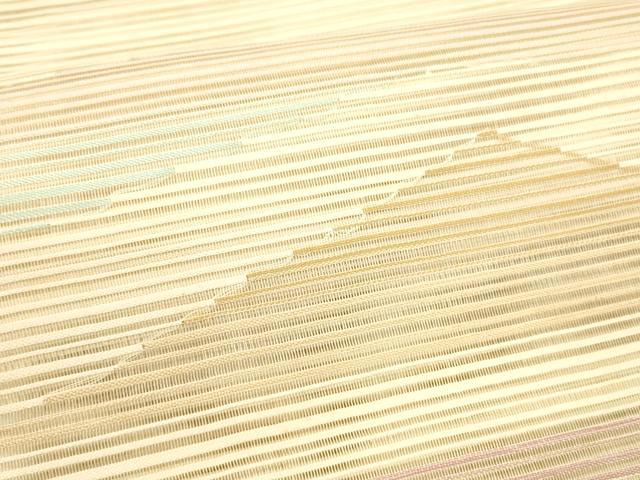 平和屋着物＊夏物 絽綴れ 八寸名古屋帯 抽象文様 正絹 逸品 DAAW4240cm