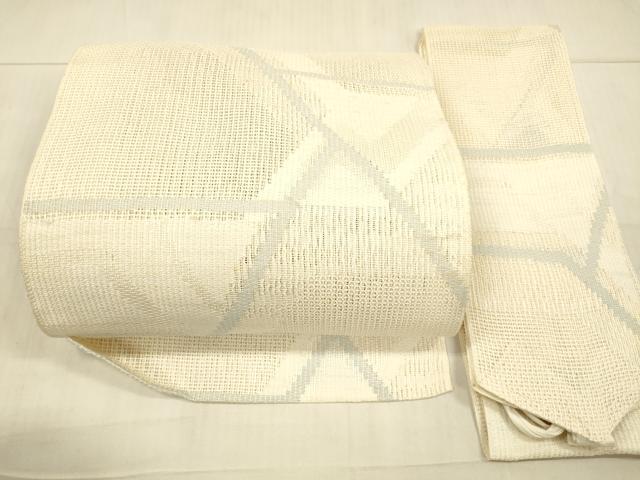 平和屋着物＊夏物 つけ帯 抽象文様 正絹 逸品 DAAW4245cm