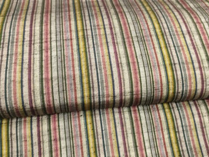 平和屋着物●両方向　両面　全通柄袋帯　紬地　霞文　正絹　逸品　DAAW4270cm