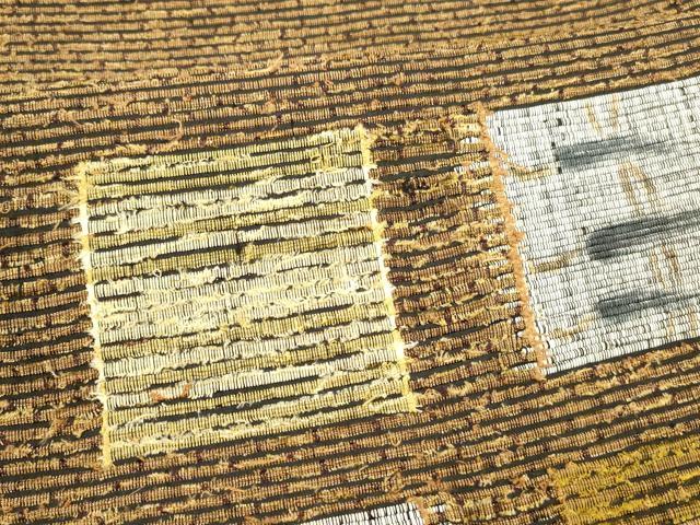 平和屋着物●太鼓柄袋帯　紙布　成り物　上代28万　正絹　逸品　DAAW4300cm