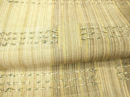 平和屋着物▽太鼓柄袋帯 スリーシーズン 春夏秋 間道 金通し時 正絹 逸品 DAAW4336cm