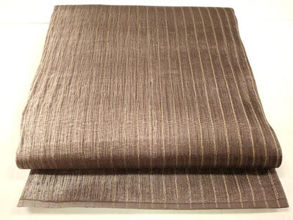平和屋着物▽全通柄袋帯 スリーシーズン 春夏秋 間道 金糸 正絹 逸品 DAAW4340cm
