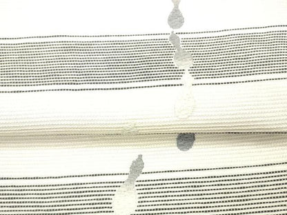 平和屋着物●両面　六通柄袋帯　唐織　抽象文様　瓢箪　金糸　正絹　逸品　DAAW4348cm
