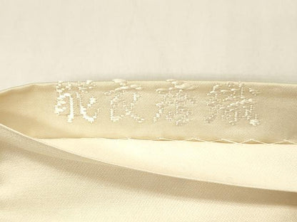平和屋着物●六通柄袋帯 能衣唐織 雪輪秋草尽文 金糸 正絹 逸品 DAAW4355cm