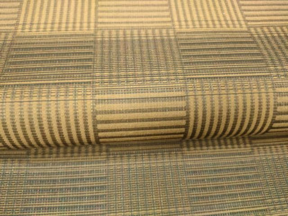 平和屋着物●両面　全通柄袋帯　紬地　霞文　抽象文様　正絹　逸品　DAAW4369cm