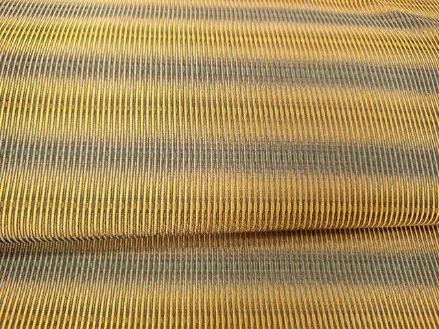 平和屋着物●全通柄 京袋帯 横段文 正絹 逸品 DAAW4372cm