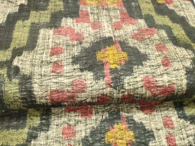 平和屋着物▽六通柄袋帯 スリーシーズン 春夏秋 抽象花文 正絹 逸品 DAAW4379cm