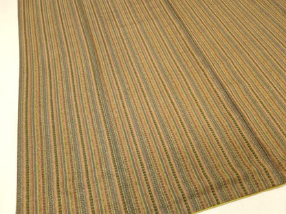 平和屋着物■上質な紬　間道　正絹　逸品　DAAW4423cm