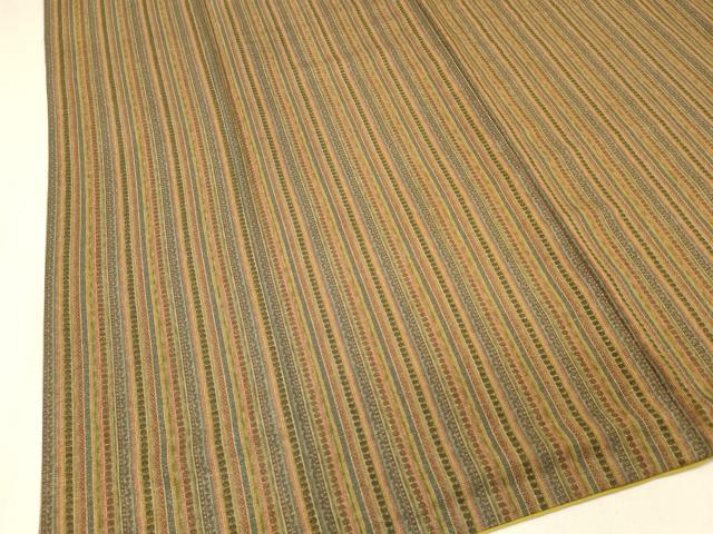 平和屋着物■上質な紬　間道　正絹　逸品　DAAW4423cm