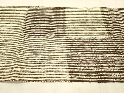 平和屋着物＊夏物　八寸名古屋帯　抽象文様　正絹　逸品　DAAW4492cm