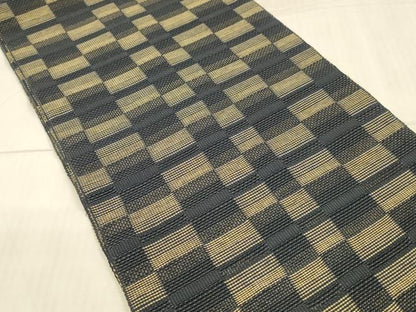 平和屋着物＊夏物 八寸名古屋帯 抽象文様 正絹 逸品 DAAW4494cm