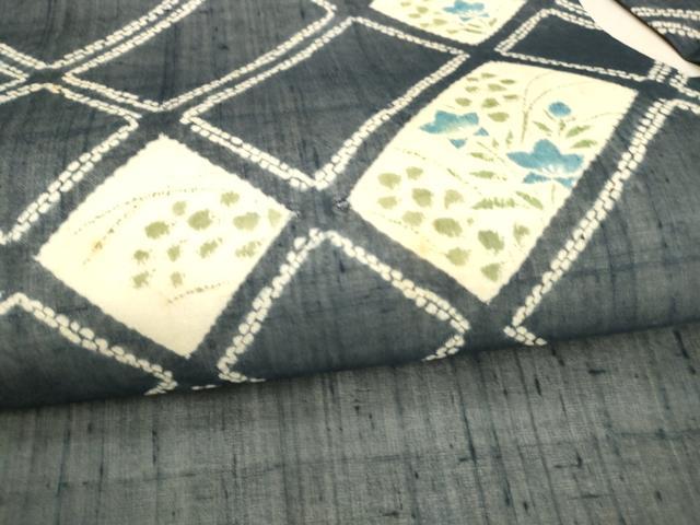 平和屋着物＊夏物 九寸名古屋帯 草花文 正絹 逸品 DAAW4495cm