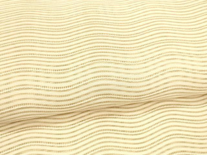 平和屋着物＊夏物 絽綴れ 八寸名古屋帯 よろけ縞 薄卵色 正絹 逸品 DAAW4520cm