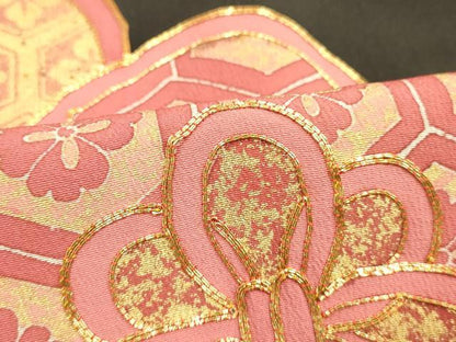 平和屋着物■豪華黒留袖　駒刺繍　飛鶴鳳凰花文　金彩　正絹　逸品　DAAW4805cd