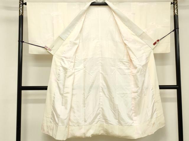 平和屋着物□長襦袢 無双仕立て あけぼの 地紋起こし 流水文 正絹 逸品