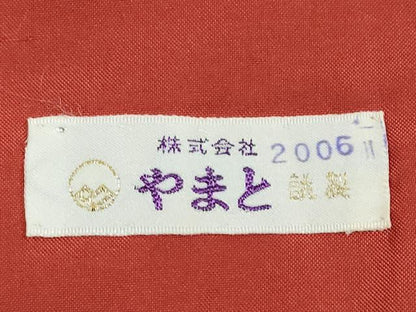 平和屋着物●本場大島紬 7マルキ 亀甲葡萄蔦の葉文 やまと誂製 正絹 逸品 DAAW5068ud