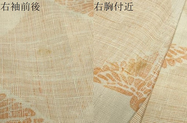 平和屋着物●上質な紬 飛鶴菱文 正絹 逸品 DAAW5086ud