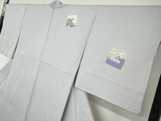 平和屋着物●訪問着 色紙重ね草花文 金彩 正絹 逸品 DAAW5089ud