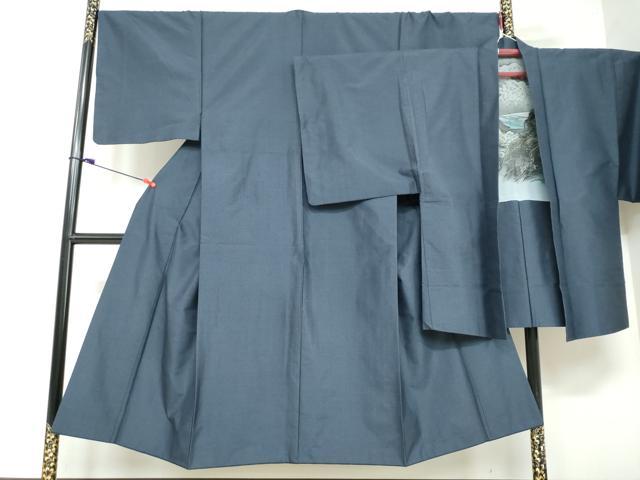 平和屋着物●男性 本場大島紬 アンサンブル 80亀甲 総詰め 正絹 逸品 DAAW5099ud
