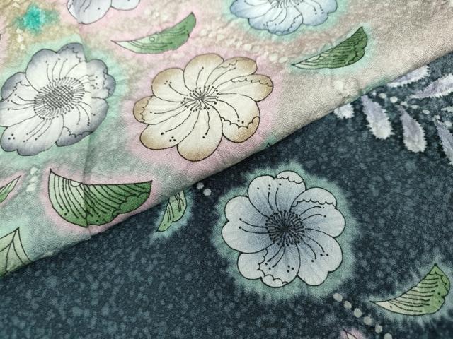 平和屋着物●訪問着　絞り　辻が花　暈し染め　正絹　逸品　DAAW5107ud